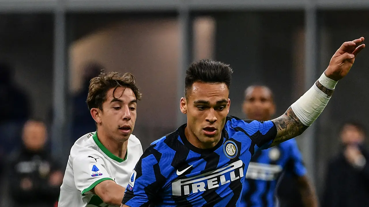 Liga Italia Inter Milan Vs Sassuolo