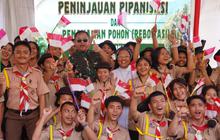 FOTO: Kasad Maruli  Resmikan Pipanisasi Air Bersih dan Reboisasi di Tapanuli Tengah