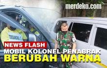 VIDEO: Penampakan Mobil Kolonel Priyanto Berganti Warna Usai Tabrak Sejoli di Nagreg