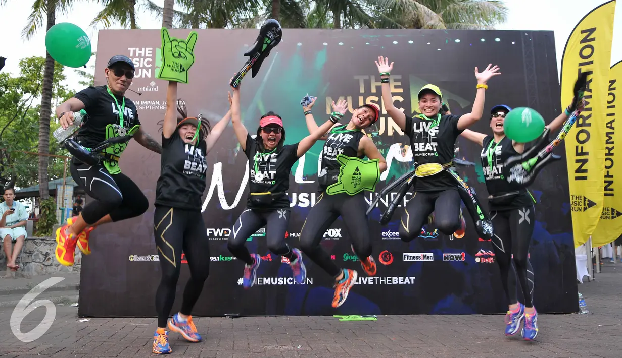 Ribuan Peserta Ramaikan The Music Run