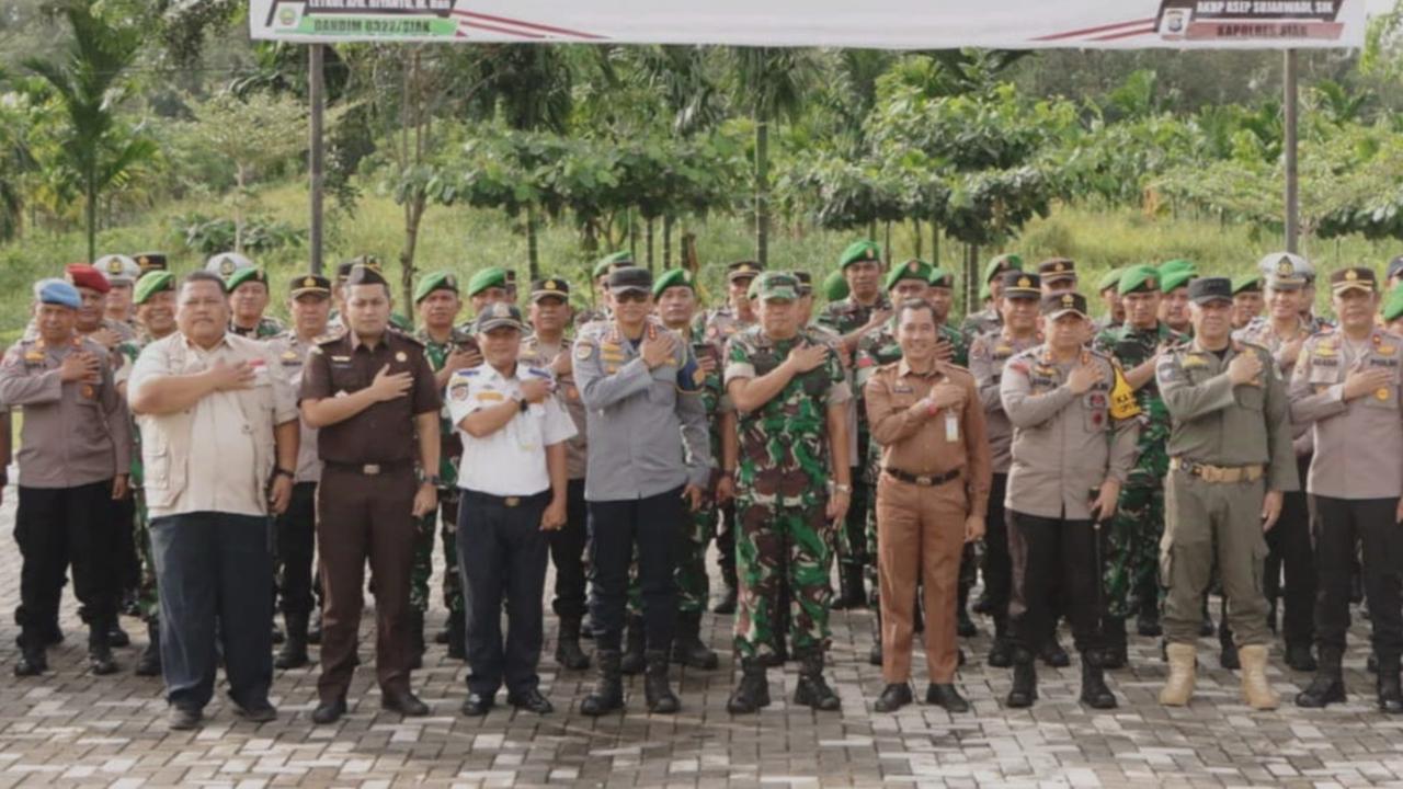Pengamanan Pilkada Siak Jadi Role Model di Riau, Polri dan TNI Gelar Evaluasi
