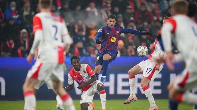 Slavia Praha vs Barcelona: Gol Indah Dani Olmo Kunci Kemenangan 4-2
