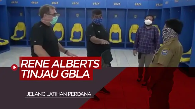 VIDEO: Pelatih Persib Bandung, Robert Alberts Tinjau Stadion GBLA Jelang Latihan Perdana