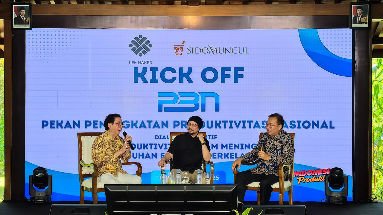 Kemenaker dan Sido Muncul Sepakat, Produktivitas Nasional Harus Dimulai dari SDM yang Bahagia