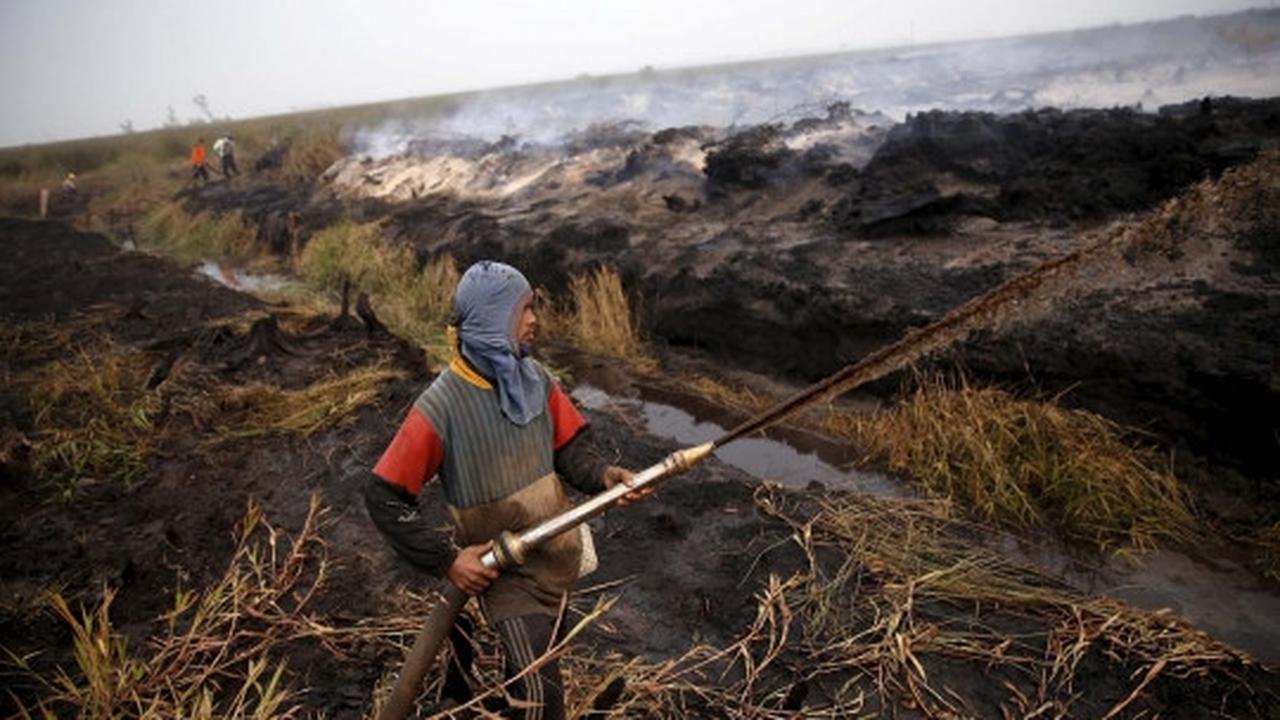 Kisah heroik warga Sumsel bantu padamkan kebakaran hutan