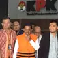 KPK menahan mantan Mensos Idrus Marham (Liputan6.com/ Fachrur Rozie)