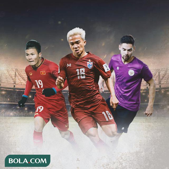 Ilustrasi - Nguyen Quang Hai, Chanathip Songkrasin, Sandy Walsh