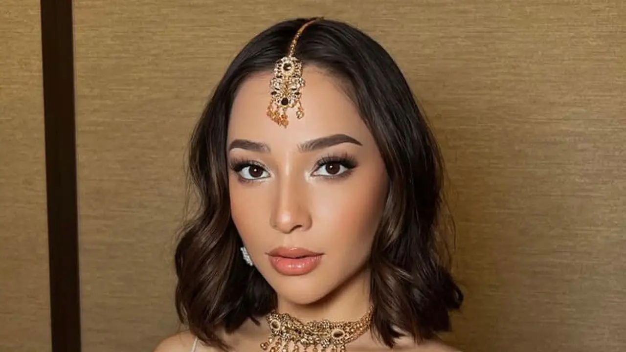 Nikita Willy Tampil Bak Artis Bollywood Saat Hadiri Diwali Night, Pesonanya Makin Glowing dengan Sentuhan Bronze Glam Makeup