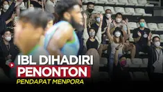 Berita video Menpora Zainudin Amali melontarkan pendapatnya soal kehadiran langsung penonton pada hari pertama IBL (Indonesia Basketball League) musim 2022, Sabtu (15/1/2022).