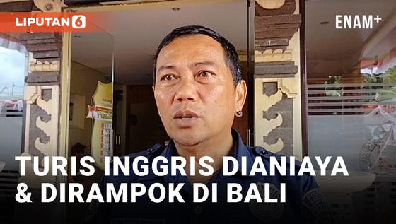 VIDEO: Turis Inggris Dianiaya dengan Balok Kayu dan Dirampok di Pantai Batu Bolong Kuta Utara