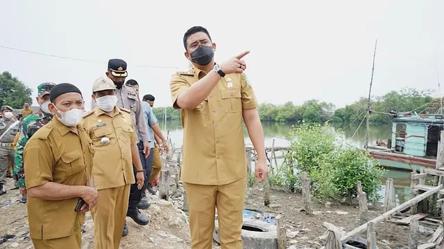 Serap Keluhan Warga Kampung Nelayan Soal Banjir Rob, Bobby Langsung Bangun Benteng