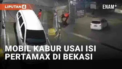VIDEO: Viral Mobil Kabur Tak Bayar Usai Isi BBM Pertamax di Bekasi