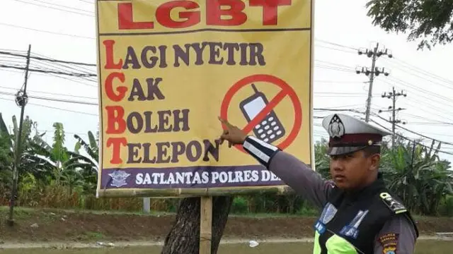 Jelang Mudik Lebaran, Ini Spanduk Lucu Supaya Hati-hati di Jalan