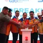 Ground breaking rehabilitasi dan rekonstruksi gedung kantor Gubernur Sulawesi Barat (Foto: Liputan6.com/Abdul Rajab Umar)