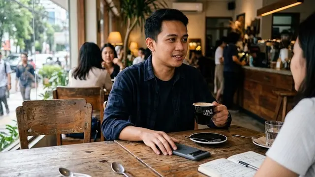 Ciri Orang yang Selalu Menaruh HP Tengkurap di Meja Menurut Psikologi (AI Generated)