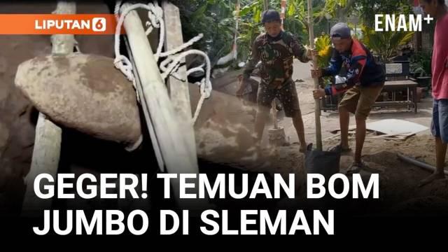 Polresta Sleman bersama Tim Jibom Sat Brimob Polda DIY melakukan upaya disposal terhadap temuan mortir atau bom pesawat seberat 4 kwintal di Desa Umbulmartani, Kecamatan Ngemplak, Kabupaten Sleman, DIY. Mortir sepanjang 1 meter itu diduga peninggalan...