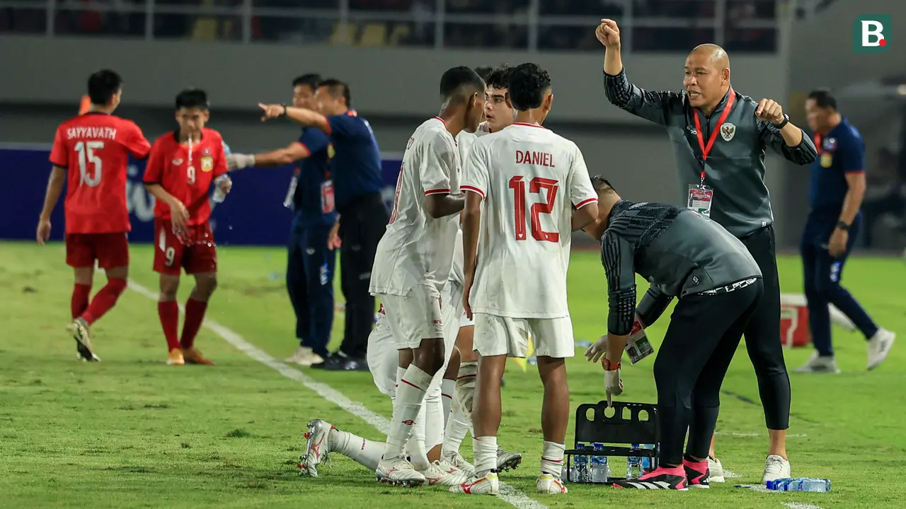 Foto: Timnas Indonesia U-16 Tampil Spartan, Gilas Laos Dan Segel Tiket Semifinal Piala AFF U-16 2024