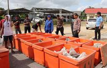 Polres Bangka Barat Gagalkan Penyelundupan Timah Ilegal 10 Ton dengan Modus Fiber Udang
