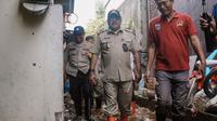 Wakil Gubernur DKI Jakarta, Rano Karno saat meninjau sejumlah titik banjir di Jakarta Selatan. (Dok. Istimewa)