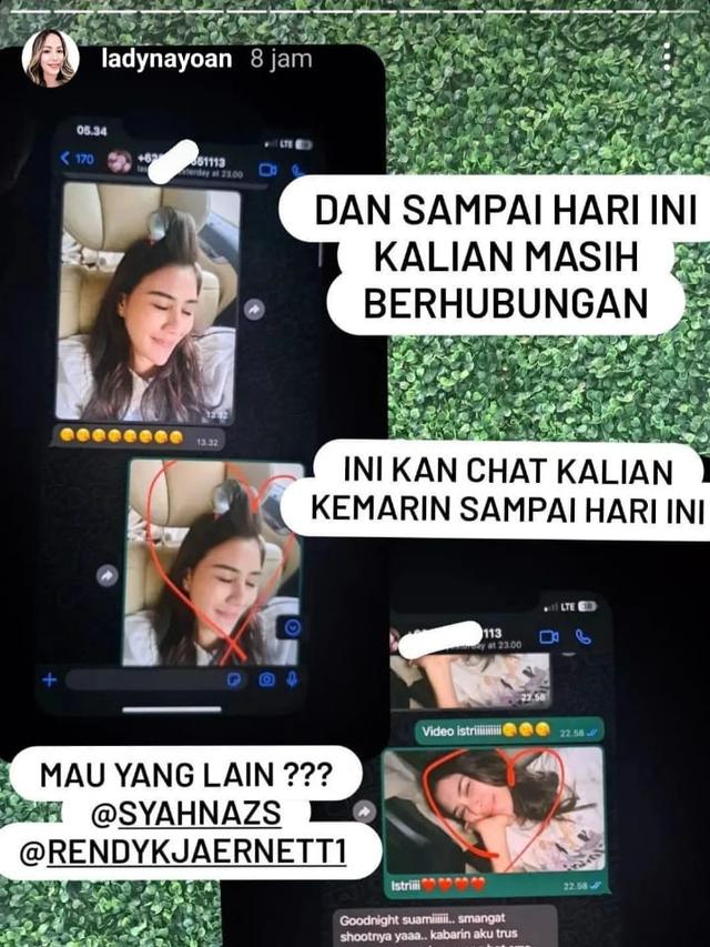 Isu Syahnaz Sadiqah selingkuh dengan Rendy Kjaernett viral di media sosial