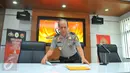 Kadiv Humas Mabes Polri, Irjen Boy Rafli Amar usai memberi keterangan terkait pelaku penyebar isu Rush Money di Mabes Polri, Jakarta, Sabtu (26/11). (Liputan6.com/Angga Yuniar)