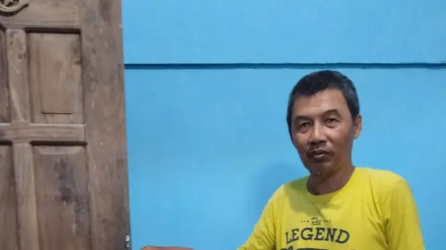 Lukisan Wayang Jewer karya Agus Nuryanto (Liputan6.com/Shani Rasyid)