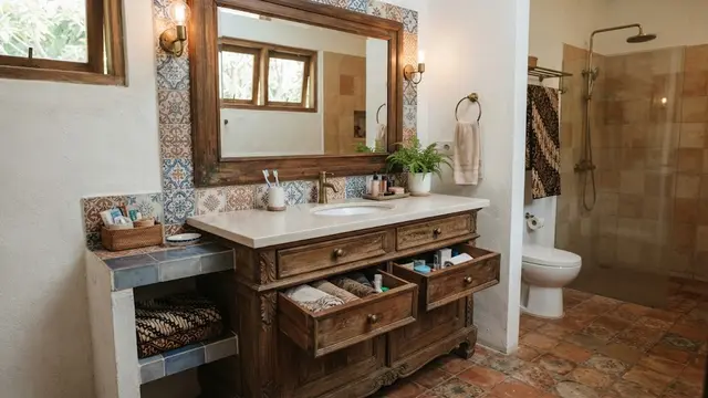 Ide Desain Meja Rias Kamar Mandi Model Furnitur Warisan Keluarga