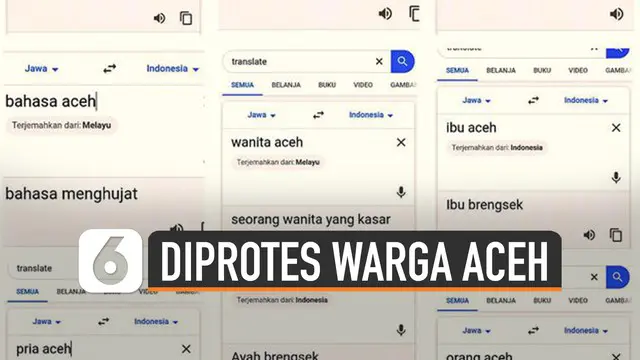 VIDEO: Kata Ini yang Diprotes Warga Aceh ke Google Translate