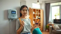 cara cek pemakaian listrik token ©Ilustrasi dibuat Stable Diffusion