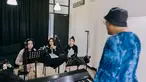 Lyodra, Tiara Andini dan Ziva Magnolya terlihat latihan bersama untuk persiapan Konser Super Diva pada November mendatang. Tiga besar pemenang Indonesian Idol season 10 ini tampak serius mendengar arahan dari vocal director Irvnat Natadiningrat. (Liputan6.com/IG/@superdiva.official)