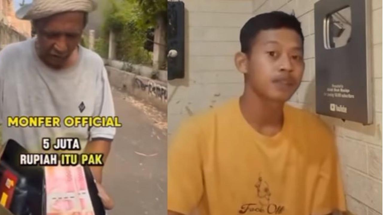 Viral Kakek Diberi Uang Rp5 Juta Ujungnya Rp200 Ribu, Penjelasan Konten Kreator jadi Omongan