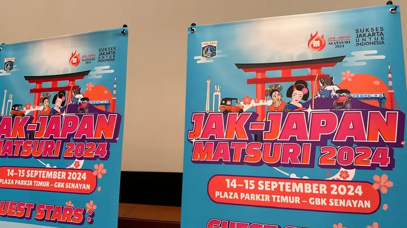 Festival Jak-Japan Matsuri 2024 akan diselenggarakan pada 14-15 September 2024. (Liputan6.com/Benedikta Miranti)