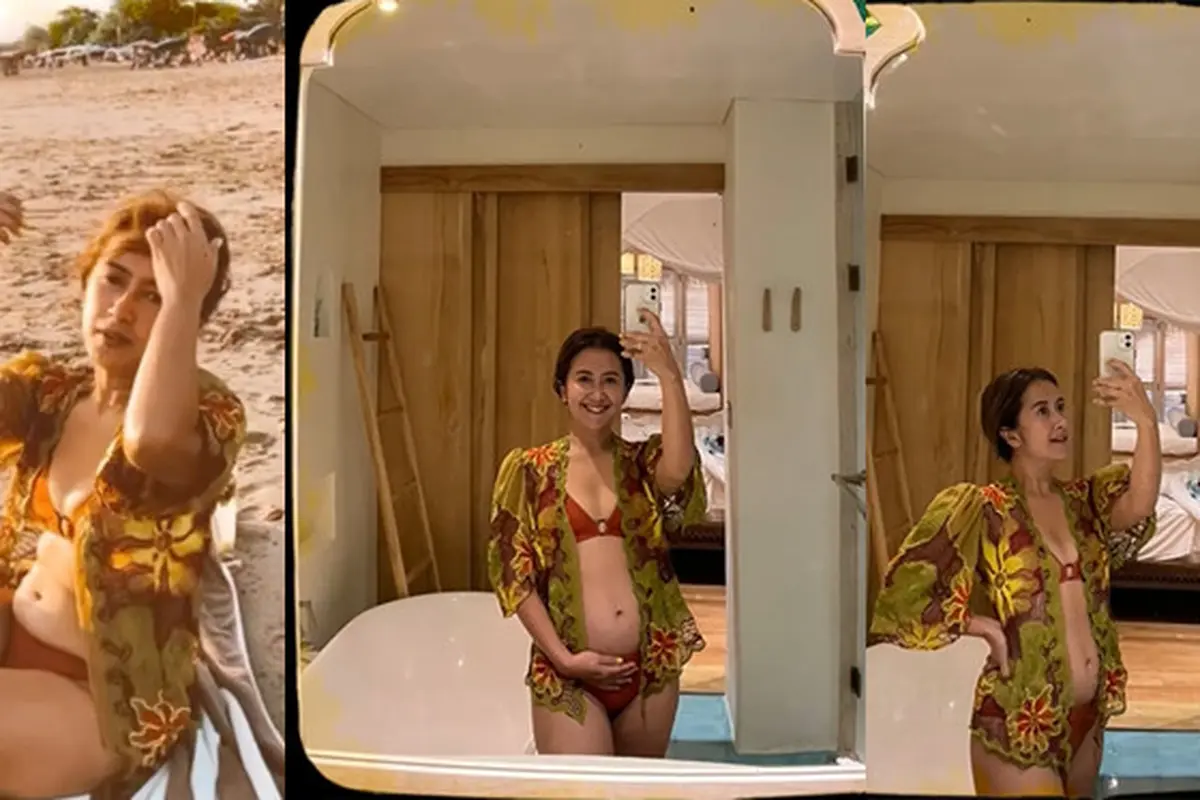 [Fimela] Widi Mulia Baby Bump
