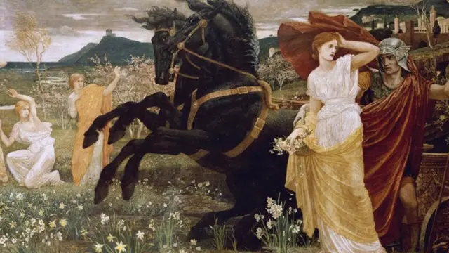 Lukisan The Rape of Persephone karya Walter Crane (1845-1915).