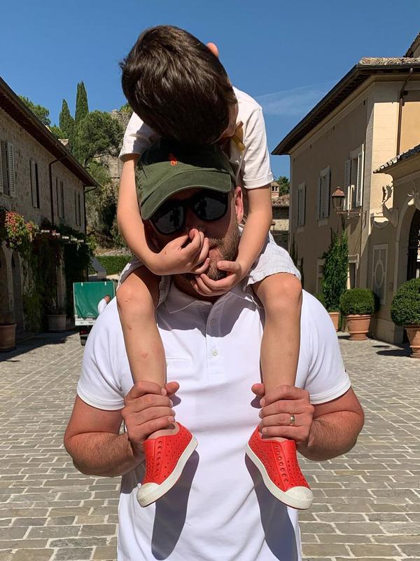 Justin Timberlake dan putranya, Silas (Instagram/ jessicabiel)