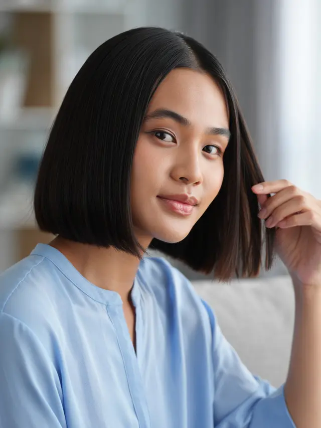 Potongan Rambut Ibu Menyusui Anti Ribet