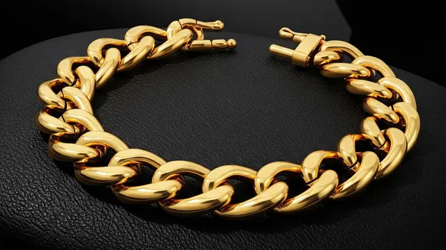 Model Gelang Emas Rantai Paper Clip yang Lagi Tren 2026 (Gemini AI)