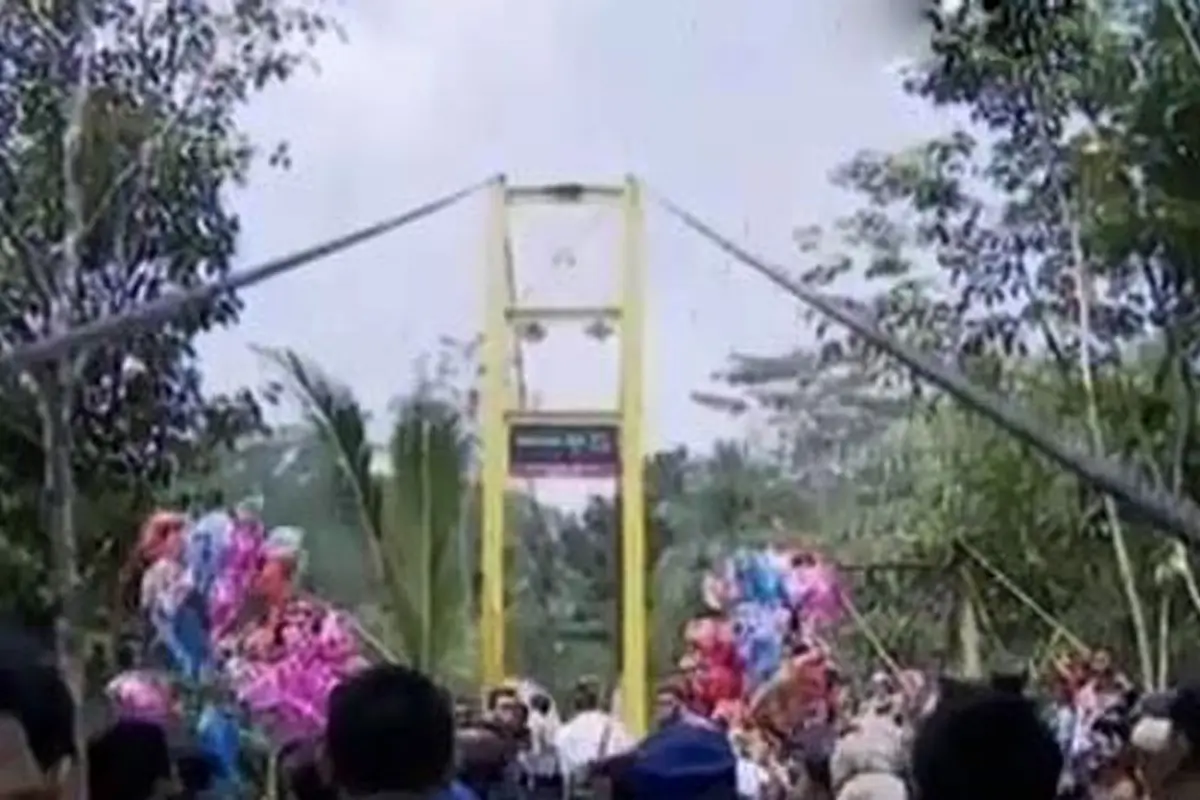 Peresmian Jembatan Asa di Banten Meriahkan HUT ke-25 SCTV