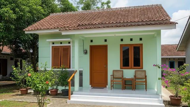 Desain Rumah Sederhana Rp50 Juta di Desa yang Nyaman untuk Lansia/Gemini AI