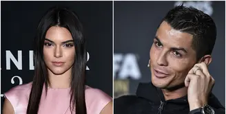 Model asal Amerika, Kendall Jenner dikabarkan ‘terbuai’ dengan ketertarikan yang ditunjukkan padanya oleh bintang sepak bola Cristiano Ronaldo. Pesepakbola tampan itu baru-baru ini mengisyaratkan kekagumannya pada Kendall. (AFP/Bintang.com)
