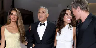 Venice Film Festival terus menjadi ajang yang bertabur bintang. George Clooney tampil bersama sang istri, Amal Clooney, untuk mempromosikan film terbarunya, Wolfs.