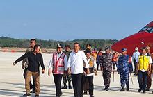 Perdana, Pesawat Kepresidenan Mendarat Mulus di Bandara IKN