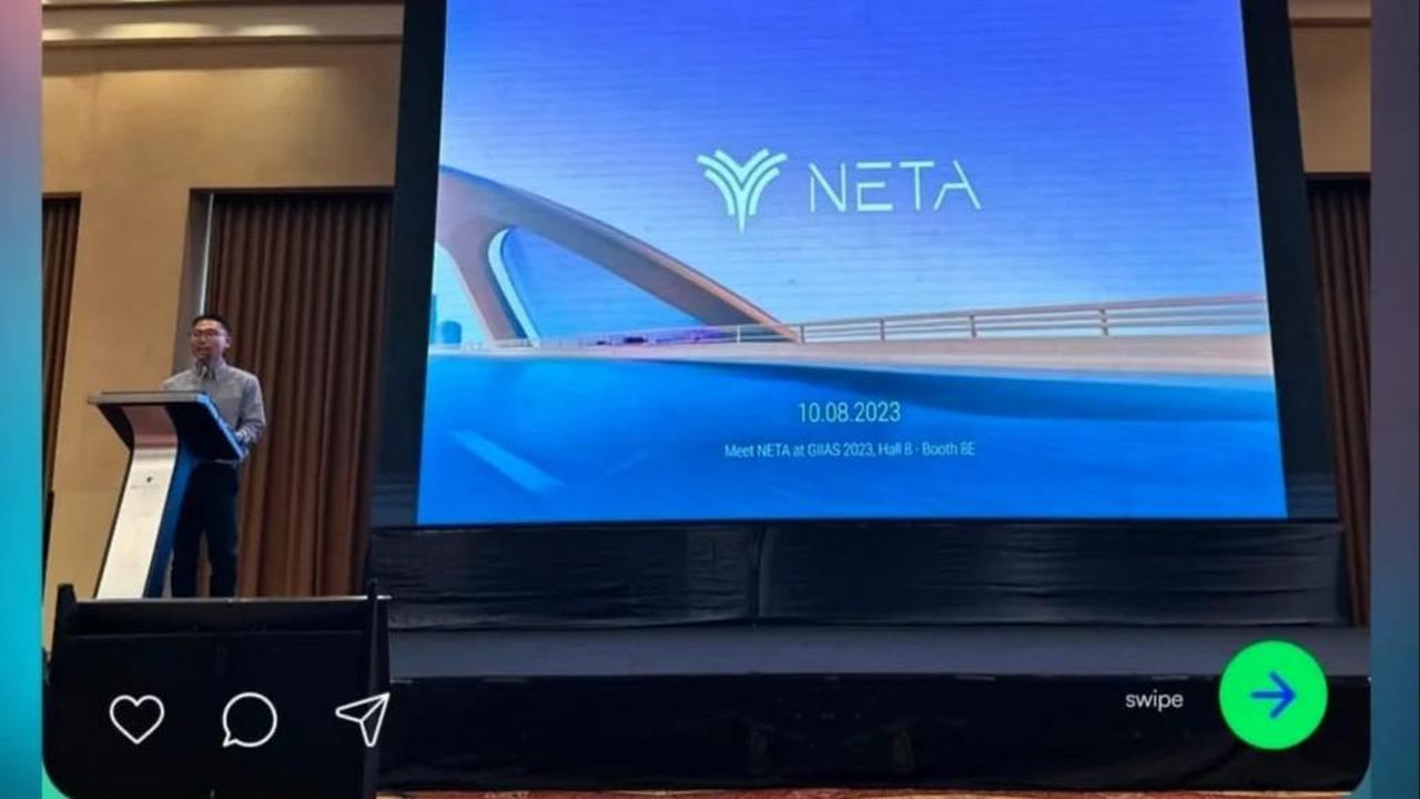 Penasaran? mobil pertama Neta akan tampil di pameran GIIAS 2023 mulai 10 Agustus. 

Salah satu model perdananya: Neta V, mobil listrik termurah di Thailand.