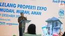 Direktur Utama Bank BTN Haru Koesmahargyo memberi sambutan pada acara Lelang Properti Expo 2021 di Menara BTN, Jakarta, Selasa (7/12/2021). Bank BTN mengerahkan 25 kantor cabang perseroan untuk memasarkan hampir 250 unit hunian menggunakan skema lelang kepada para investor. (Liputan6.com/HO/BTN)