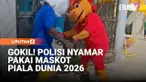 Polisi Peru kembali menarik perhatian publik dengan metode penyamaran unik saat melakukan operasi penangkapan. Kali ini, petugas mengenakan kostum maskot Piala Dunia 2026 untuk menangkap seorang pria yang diduga terlibat dalam jaringan peredaran nark...