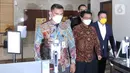 Kepala Staf Presiden (KSP) Moeldoko usai menjalani pemeriksaan di Bareskrim, Mabes Polri, Jakarta, Selasa (12/10/2021).Sebelumnya, Moeldoko melaporkan peneliti ICW yaitu Egi Primayogha dan Miftah atas dugaan pencemaran nama baik terhadap dirinya. (Liputan6.com/Herman Zakharia)