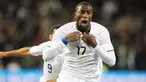 Striekr AS, Jozy Altidore merayakan gol pertamanya ke gawang Spanyol di semifinal Piala Konfederasi yang digelar di Freet State Stadium, Bloemfontein, 24 Juni 2009.  AFP PHOTO / ROBERTO SCHMIDT