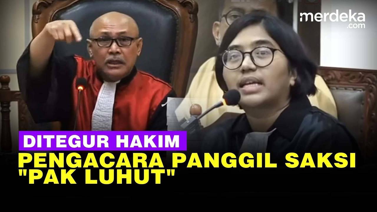 VIDEO: Hakim Tegur Pengacara Haris & Fatia karena Panggil Saksi "Pak Luhut"