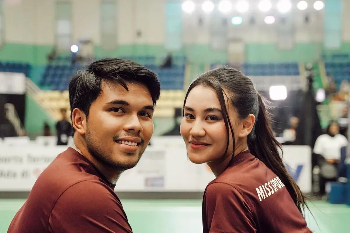 Potret kemesraan Thariq Halilintar dan Aaliyah Massaid. [Foto: Instagram/aaliyah.massaid]