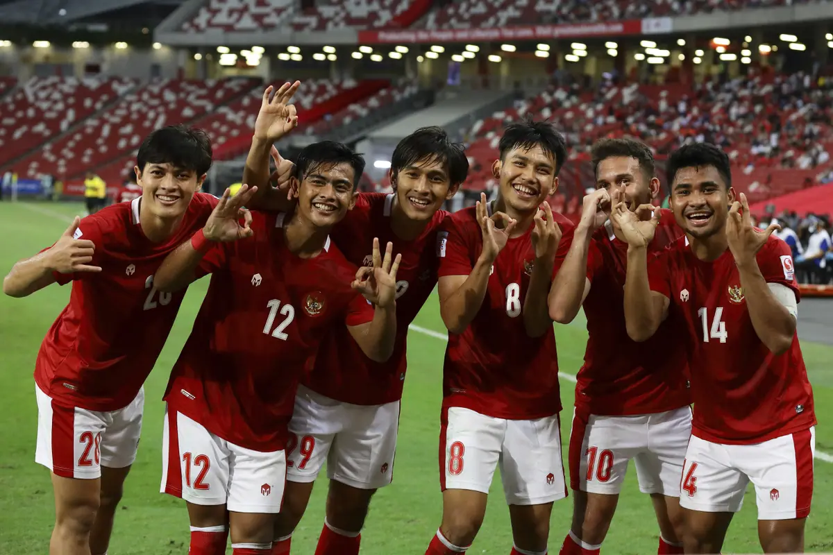 Timnas Indonesia di Piala AFF 2020.
